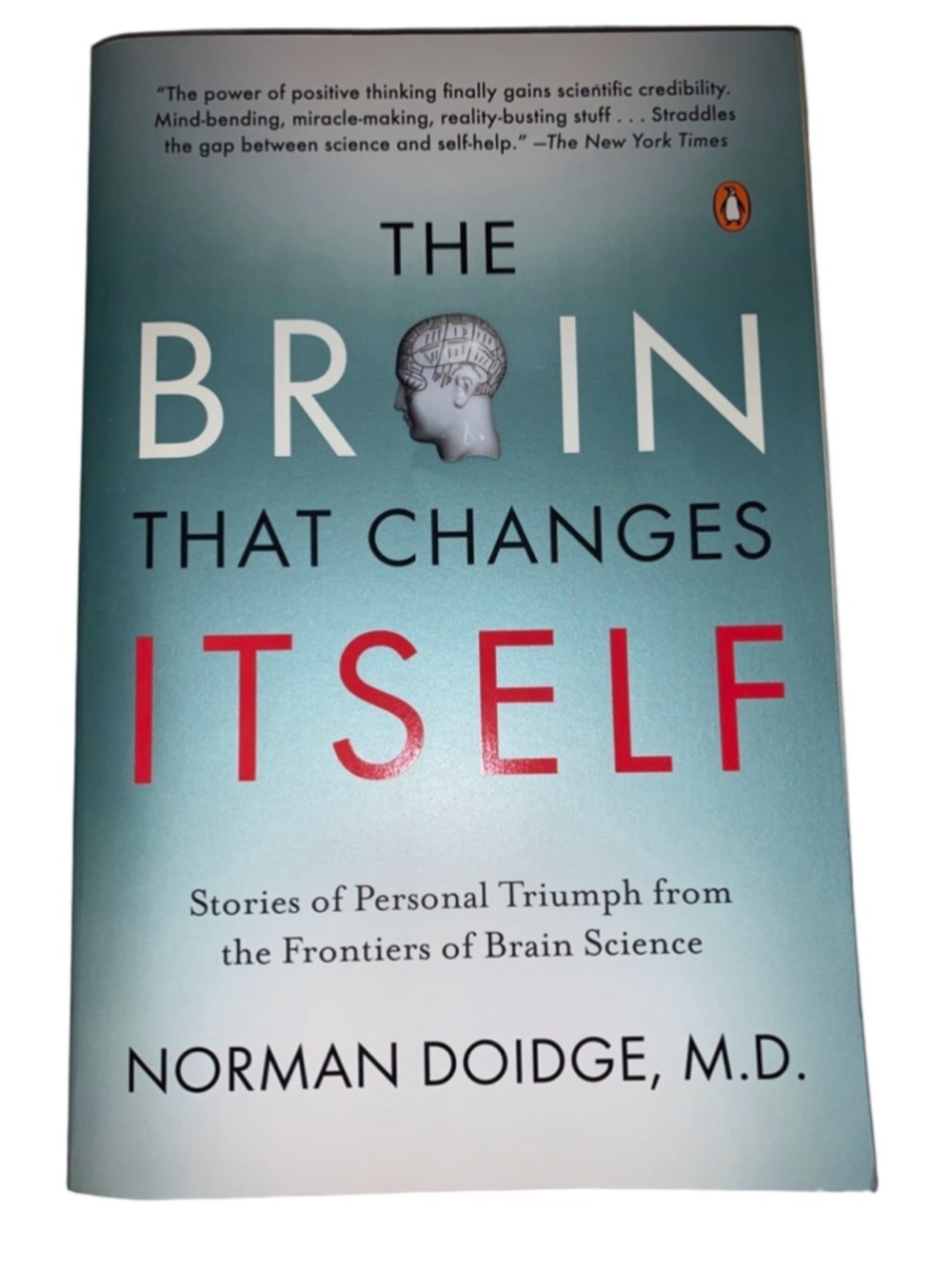 🔒 10 items for $20- The Brain That Changes Itself paperback Book Blue Red
